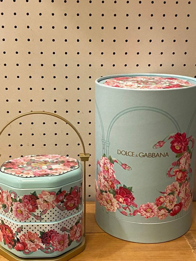Dolce & Gabbana 花柄小物入れ キャンディポット