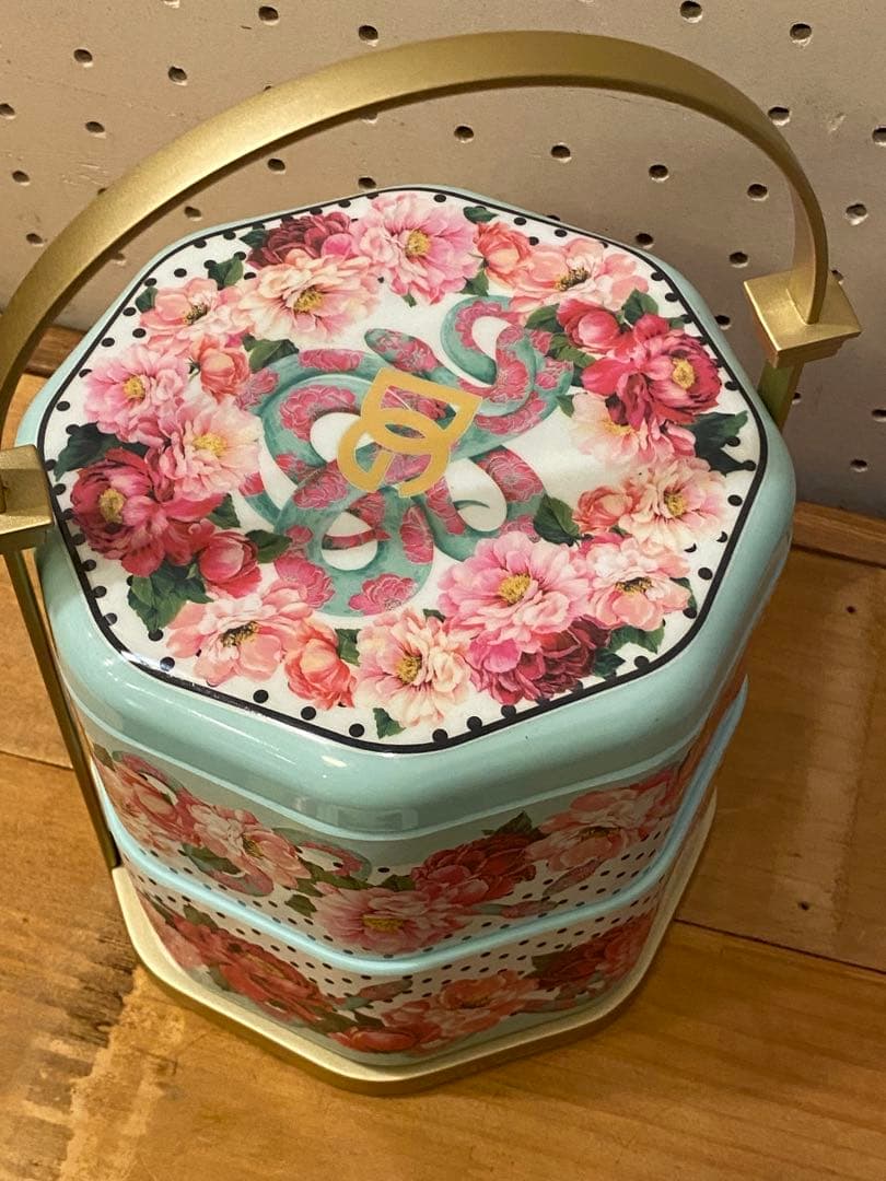 Dolce & Gabbana 花柄小物入れ キャンディポット