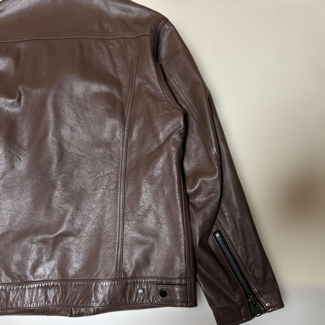 VAINL ARCHIVE COW LEATHERジャケット：L