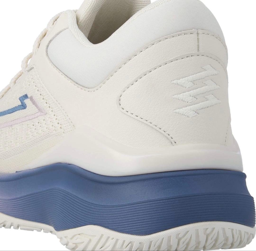 【ぐりこ】EGO BLAZE OFF WHITE×BLUE 25.5