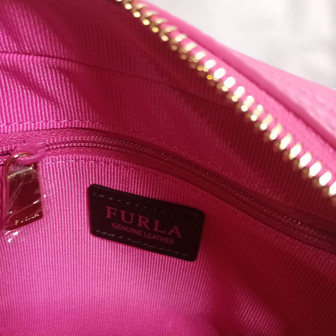 フルラ ショルダーバッグ レザー チェーンショルダー キルティング