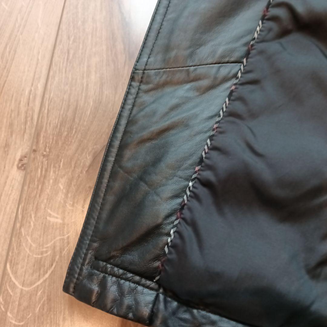 BURBERRY BLACK LABEL ライダースジャケット M ブラック