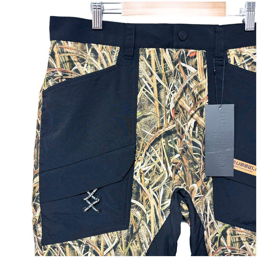 ラッセルノ 2WAY プルオーバー ブルゾン パンツ カモ セットアップ 上下L