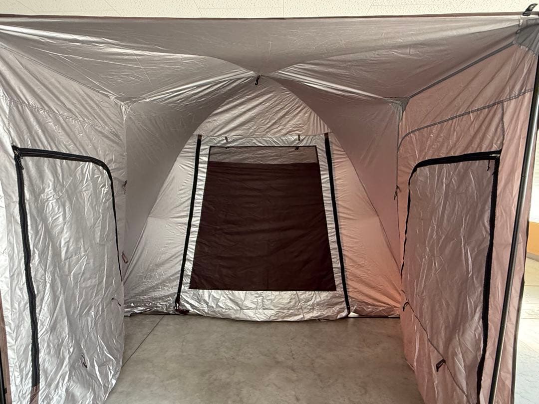 kaitou カーサイドシェルター 車中泊 車用(コーヒー色)