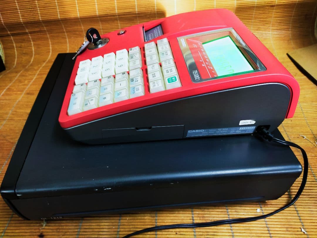 カシオレジスター　TE-300　 設定無料　送料無料人気機種　014700