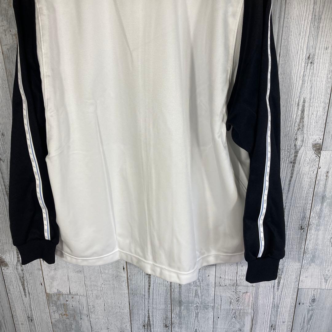 アシックスナノテックス フルジップジャケットメンズLLサイズホワイト/ブラック