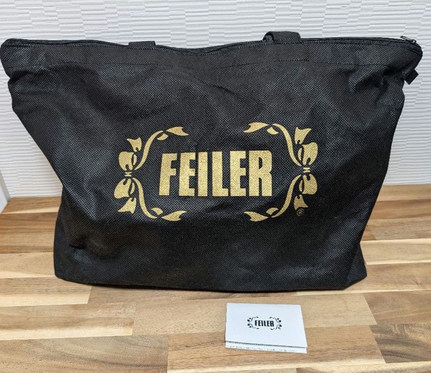 未使用 FEILER/フェイラー サロンエプロン マケドニア ショップバッグ付き