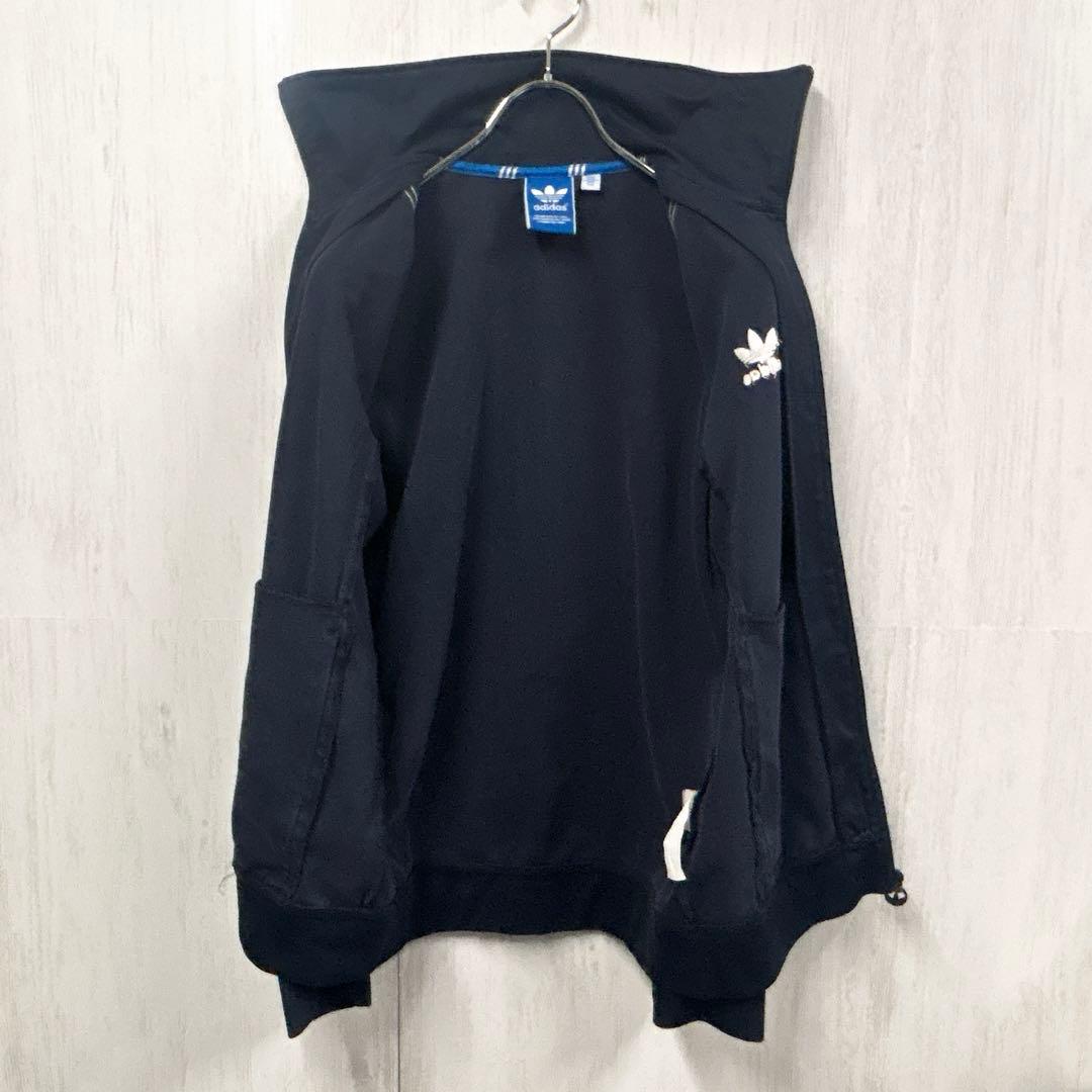 アディダスオリジナルス トラックジャケット ポリエステル ネイビー L
