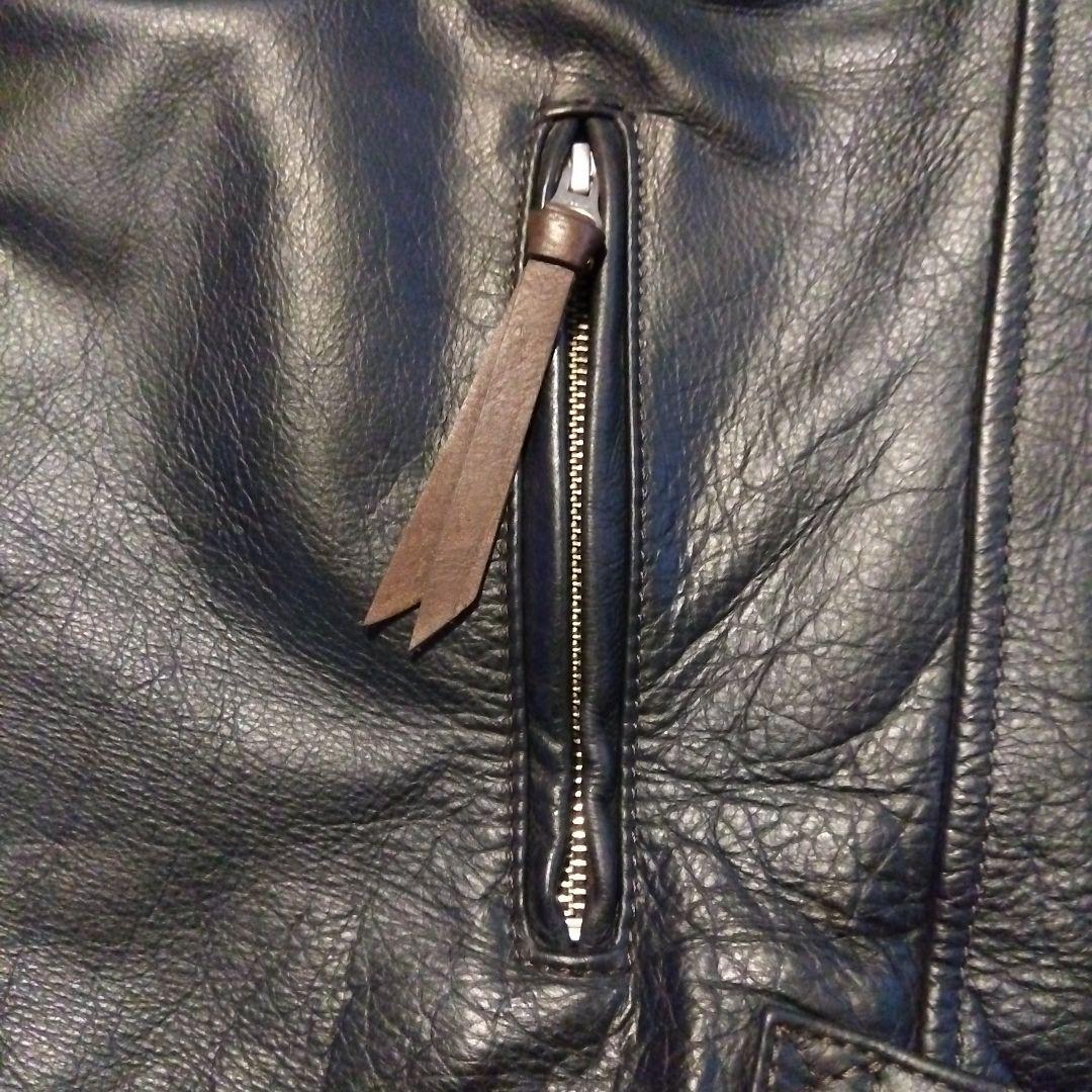 ＫＡＤＯＹＡ ライダースジャケット 牛革　メンズ　3Ｌ ダークブラウン