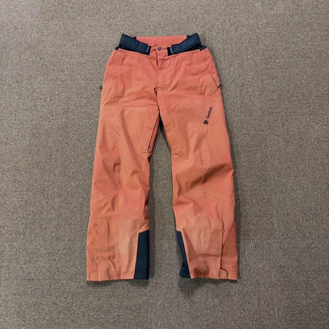 Goldwin スキーウェア オレンジ/ブラウン 24-25シーズン
