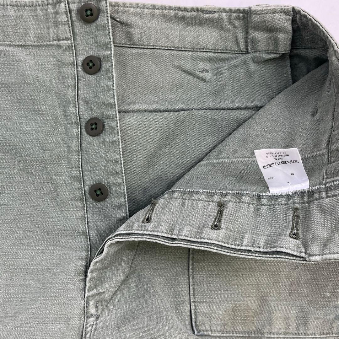 BOWWOW BEAMS 別注 ベイカーパンツ ペンキ加工　ファティーグパンツ