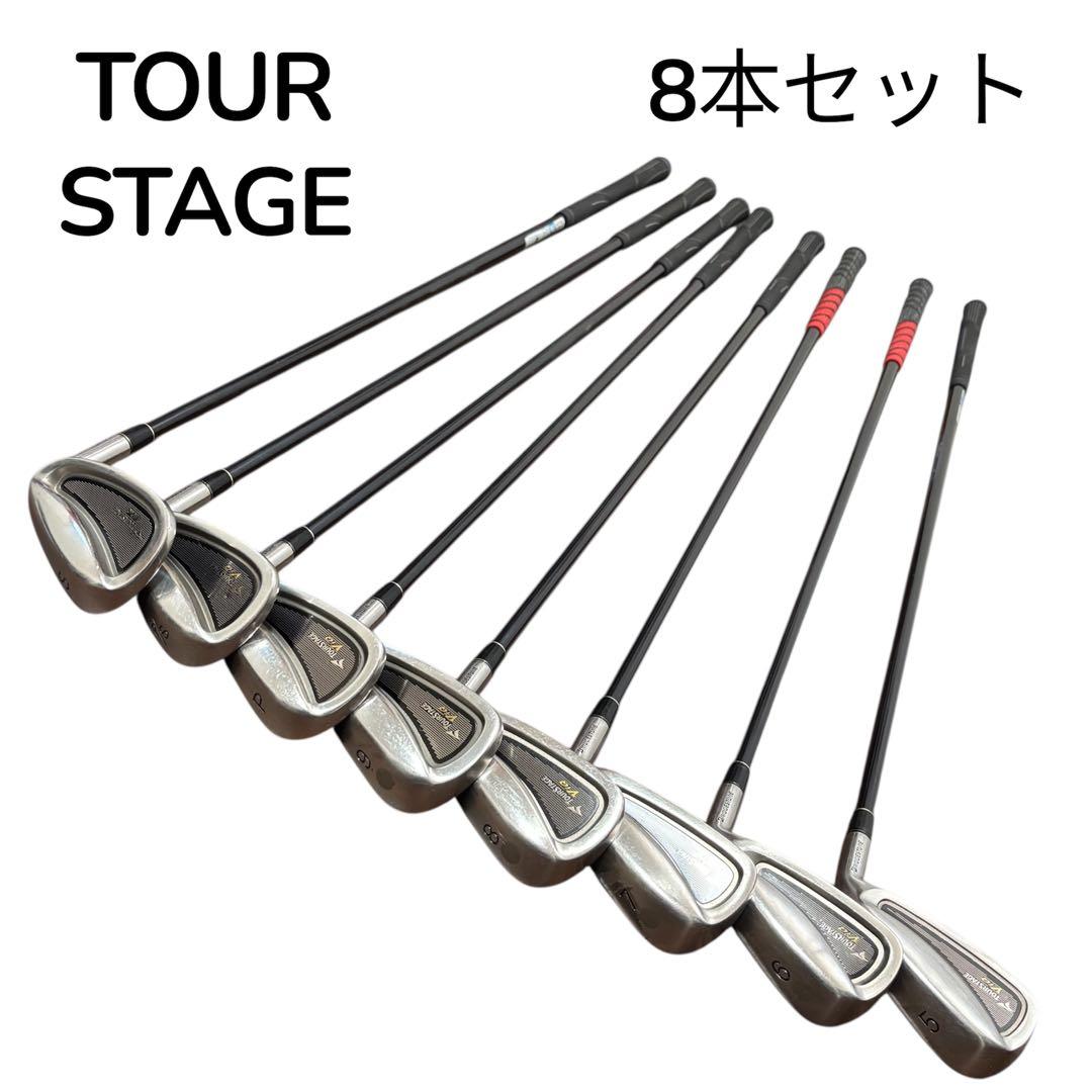 TOUR STAGE VIQ ツアーステージ アイアン セット 8本セット 右