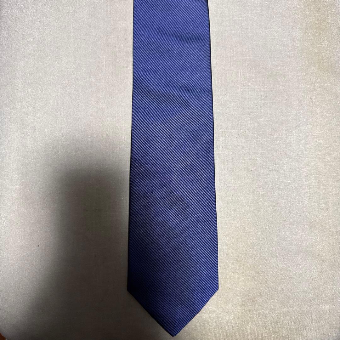 ジョンコンフォート レップソリッドタイ（ブルー無地）