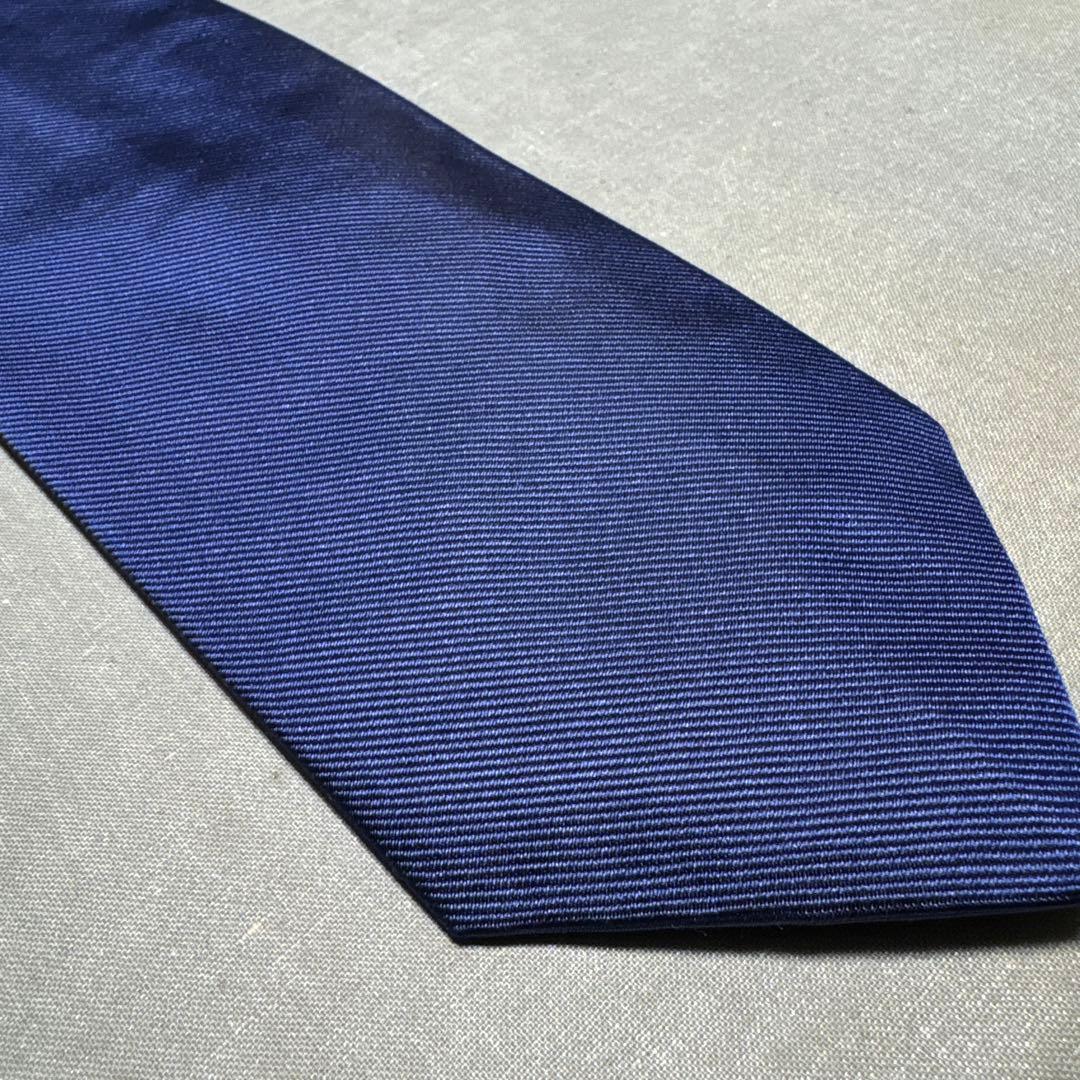 ジョンコンフォート レップソリッドタイ（ブルー無地）