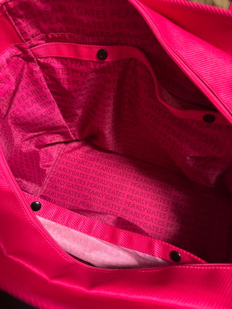 PEARLY GATES ゴルフ　ロッカーバッグ　ピンク
