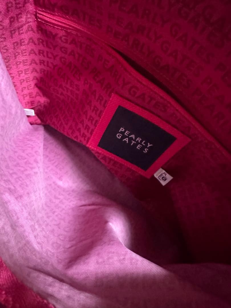 PEARLY GATES ゴルフ　ロッカーバッグ　ピンク