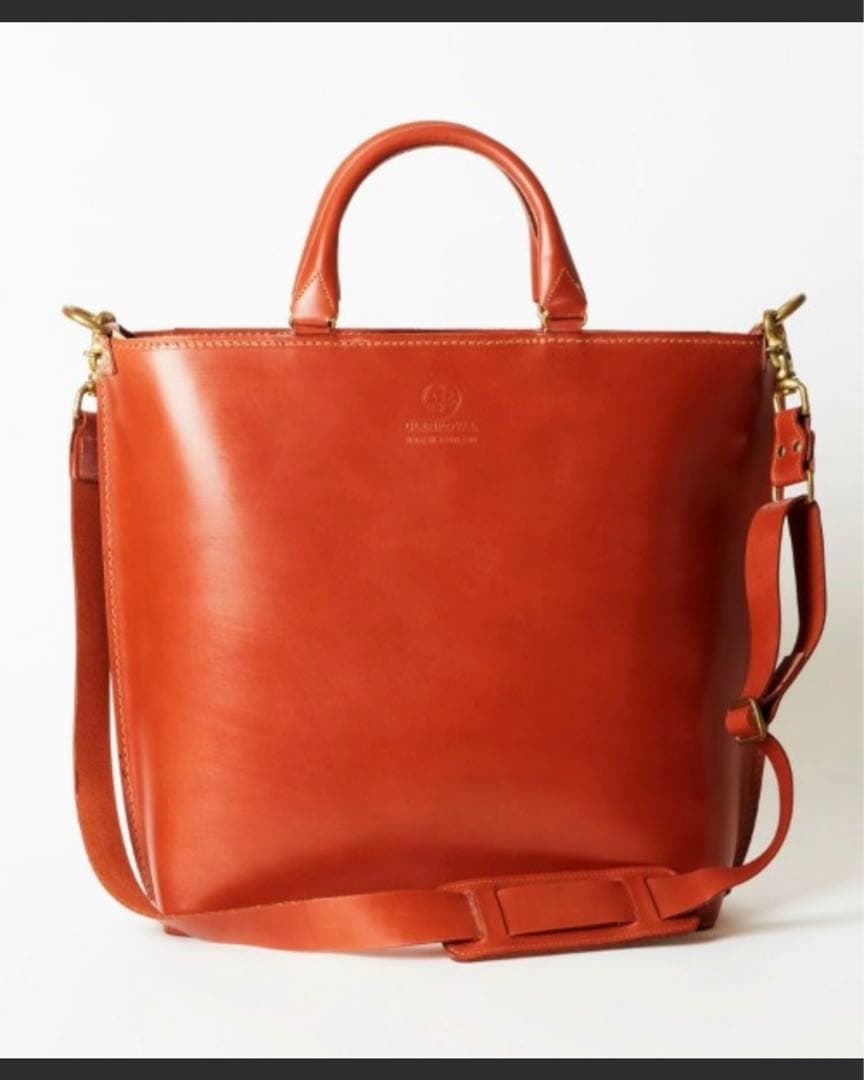 美品★ 【GLEN/グレンロイヤル】ジップショルダートートバッグ