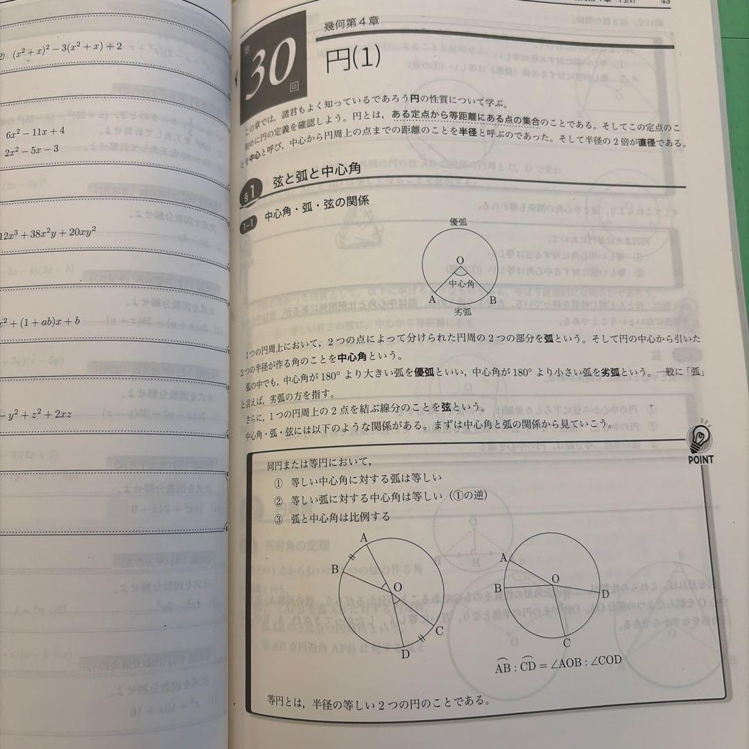 鉄緑会中１数学基礎講座 代数/幾何 通年セット 解説板書付き