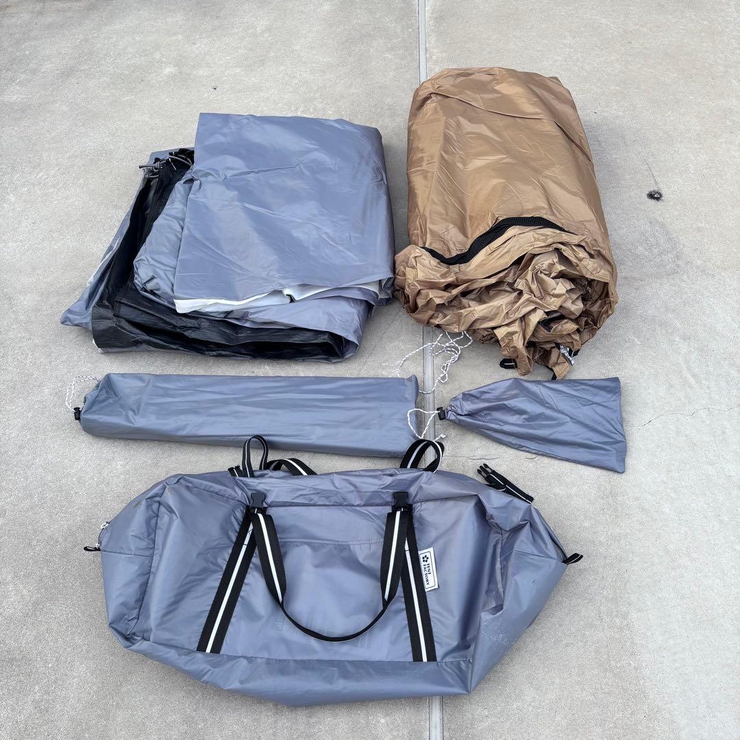 超美品 テントファクトリー 4シーズン トンネル2ルーム