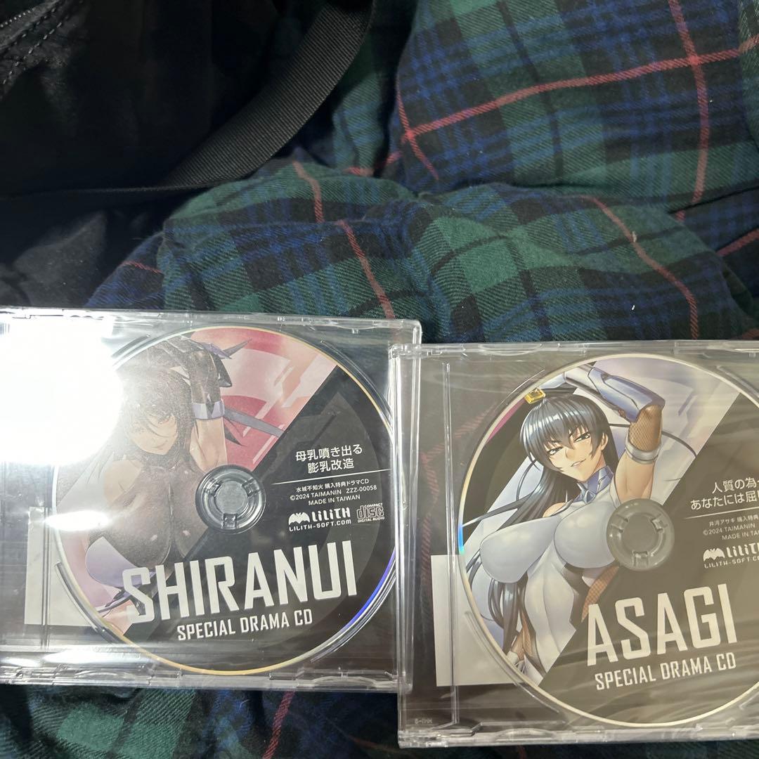 c104 夏コミ　「井河アサギ、水城不知火　ドラマCD2枚」対魔忍RPGX