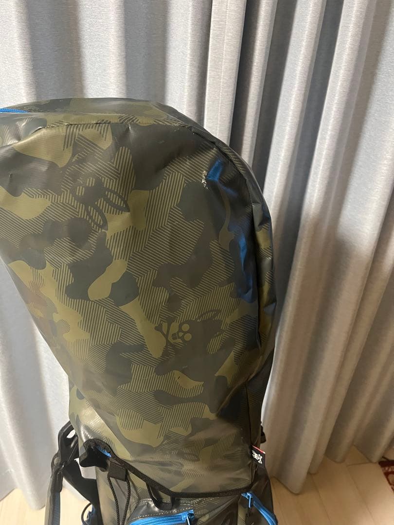 Psycho Bunny サイコバニー　キャディバッグ　ブルー/カモ　迷彩