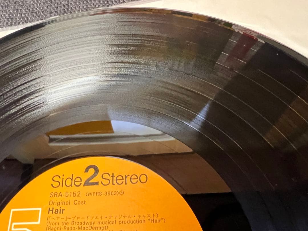 極美盤 帯付 1969年 ヘア オリジナル・キャスト SRA-5152 LP洋楽