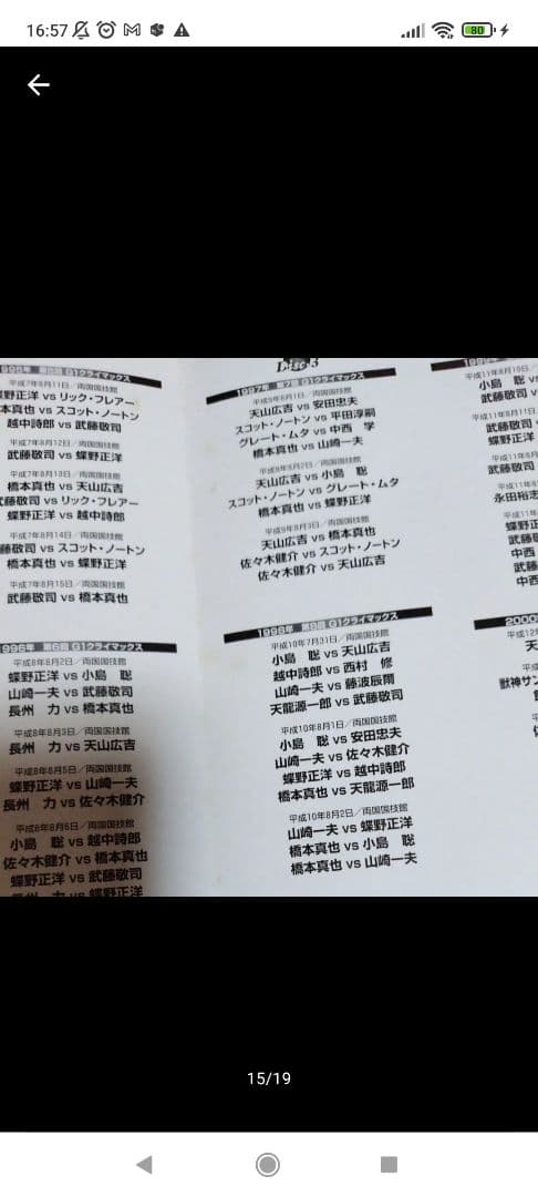 【新日本】HYPER HISTORY of G1CLIMAX1991〜2000