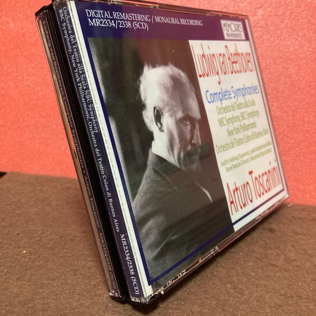 【5CD】トスカニーニ／ベートーヴェン：交響曲全集（コロン劇場の合唱も含む）