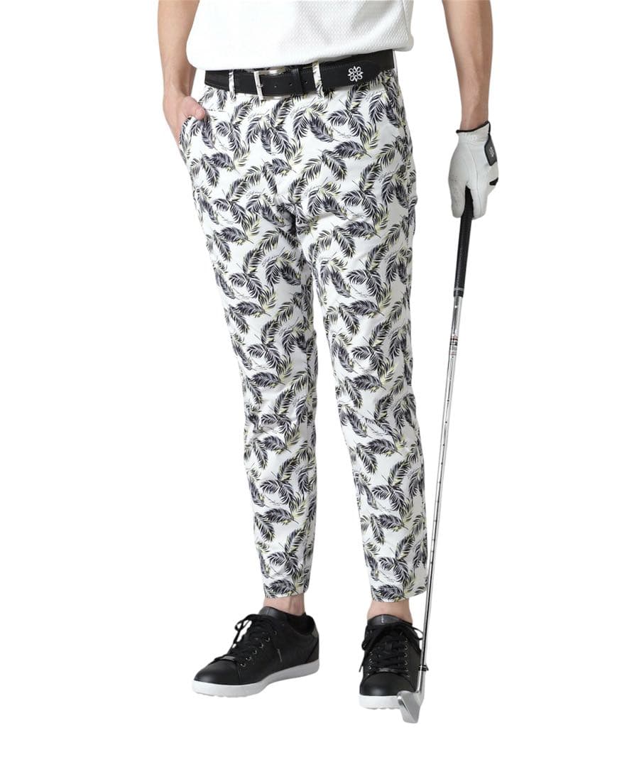 【未使用】定価2.1万円 St Andrews ゴルフパンツ ホワイト　メンズ