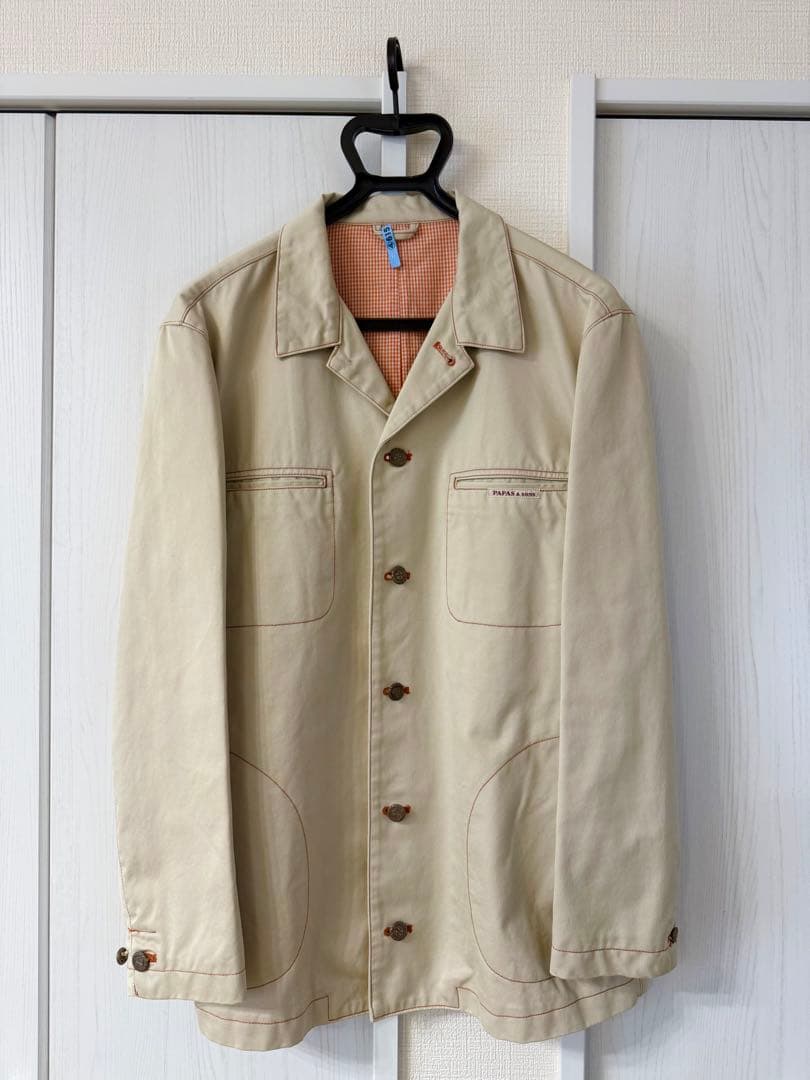 PAPAS & SONS ベージュジャケット