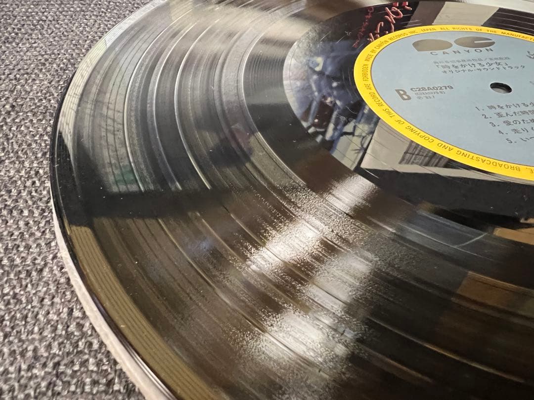 時をかける少女 サントラ LP 1983 帯付 フォト付 C28A0279