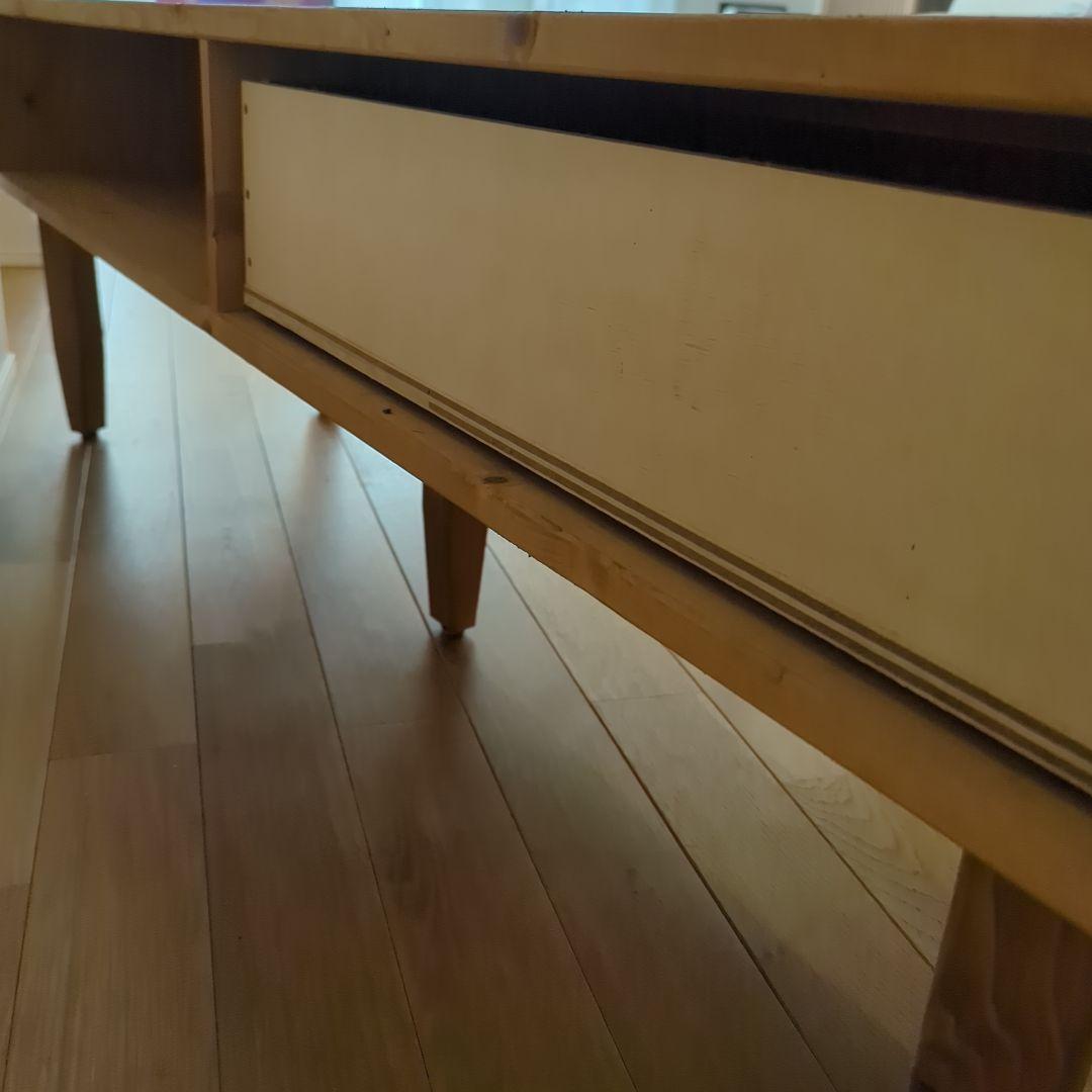 新生活値下げ！ニノミヤ家具製造所　中古　テレビボード150 オーク色　無垢材