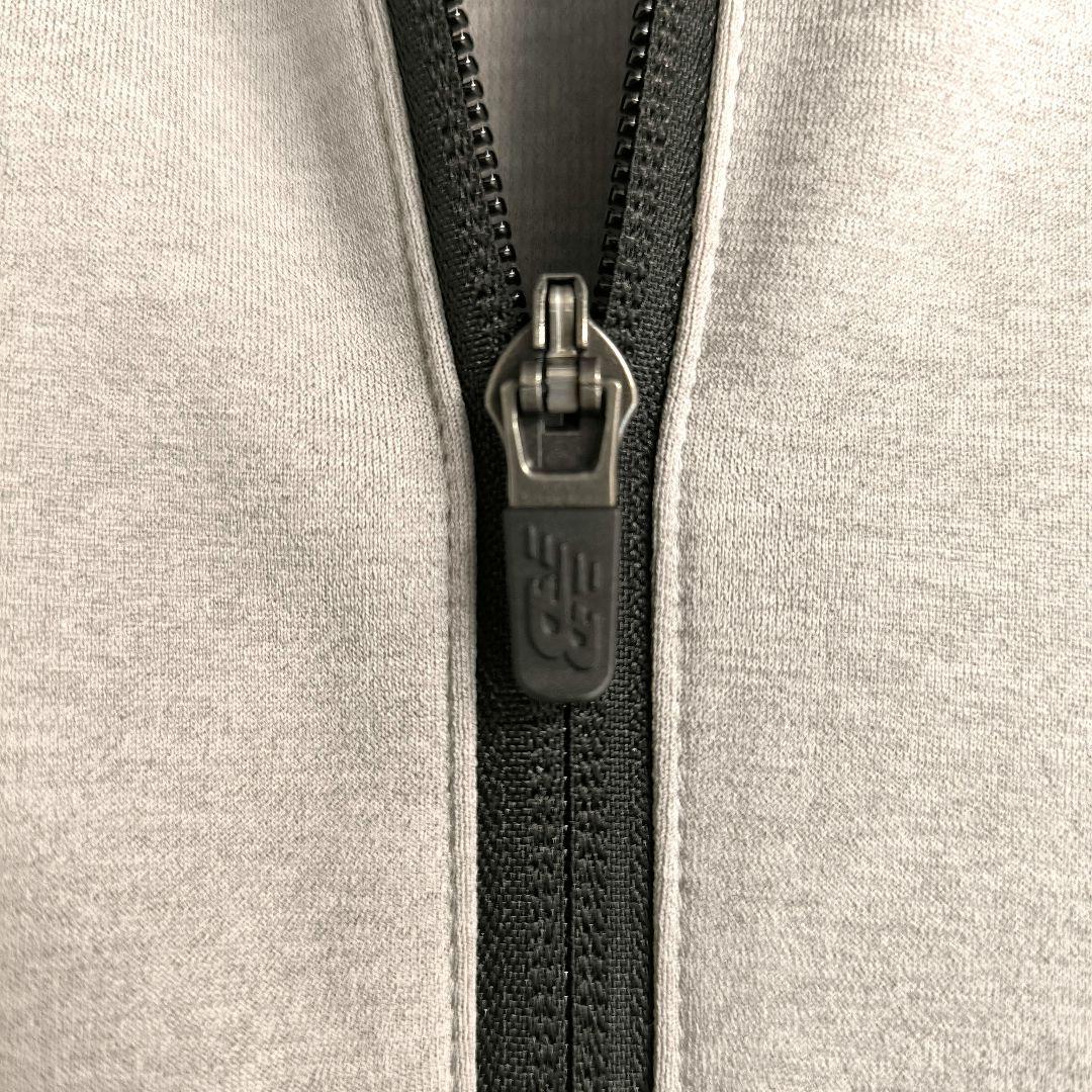 【極美品】New Balance フルジップフーディ トレーニング グレー M