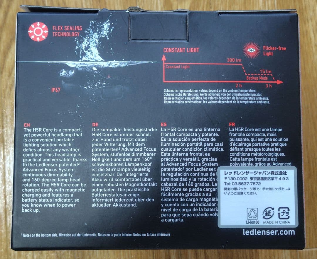 【LEDLENSER】H5R　CORE　スマートヘッドライト