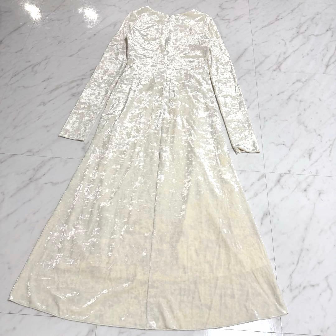 【未使用✨️】2024✨️完売品 アニュアンス クラッシュベロアナローワンピース