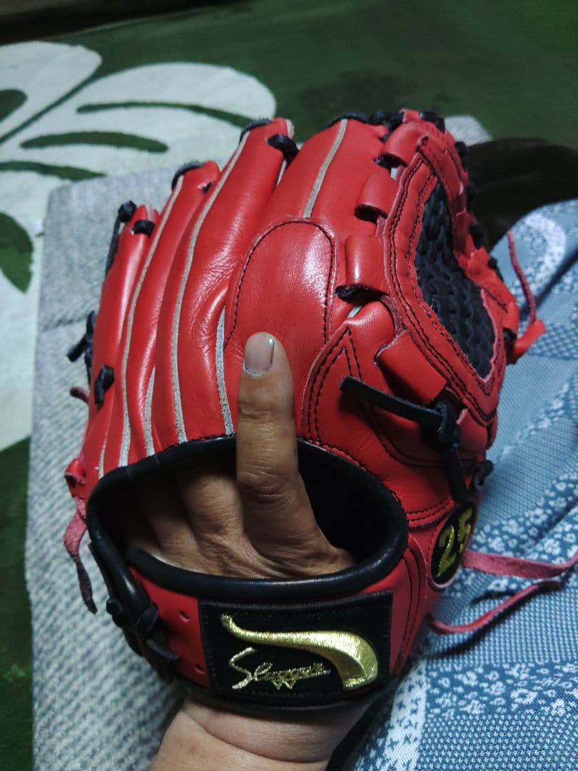 Slugger 軟式野球グローブ スペシャルオーダーレッド