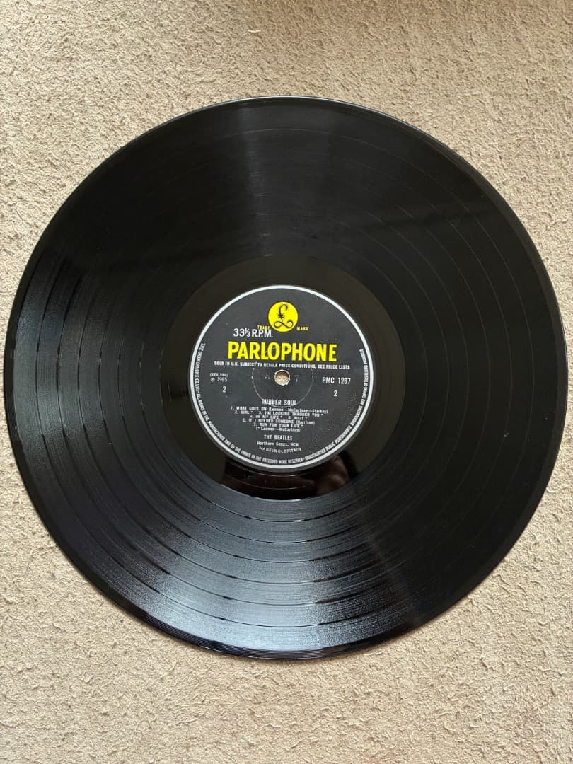 The Beatles Rubber Soul モノラル LP 1267