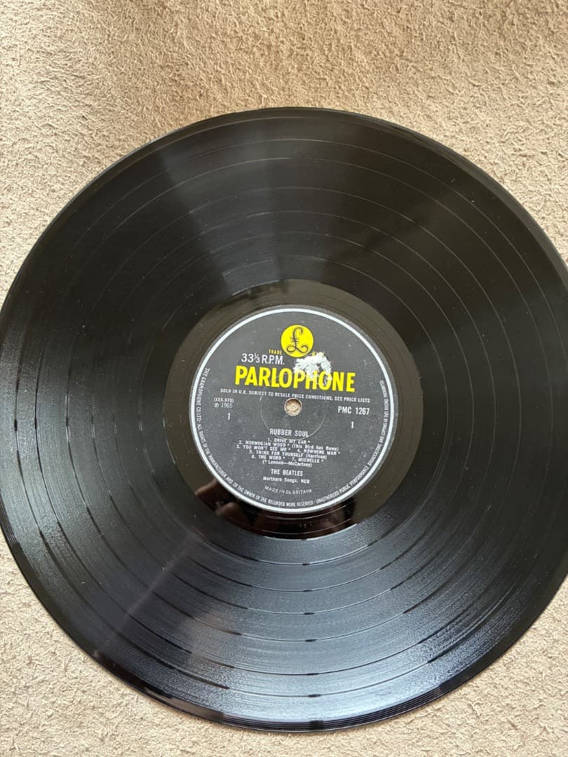 The Beatles Rubber Soul モノラル LP 1267
