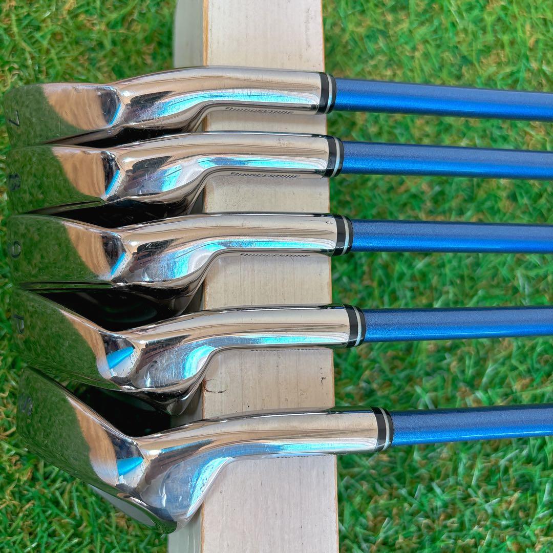 美品　送料込み　ブリヂストン　パラディーゾ　レディースアイアン5本セット　L