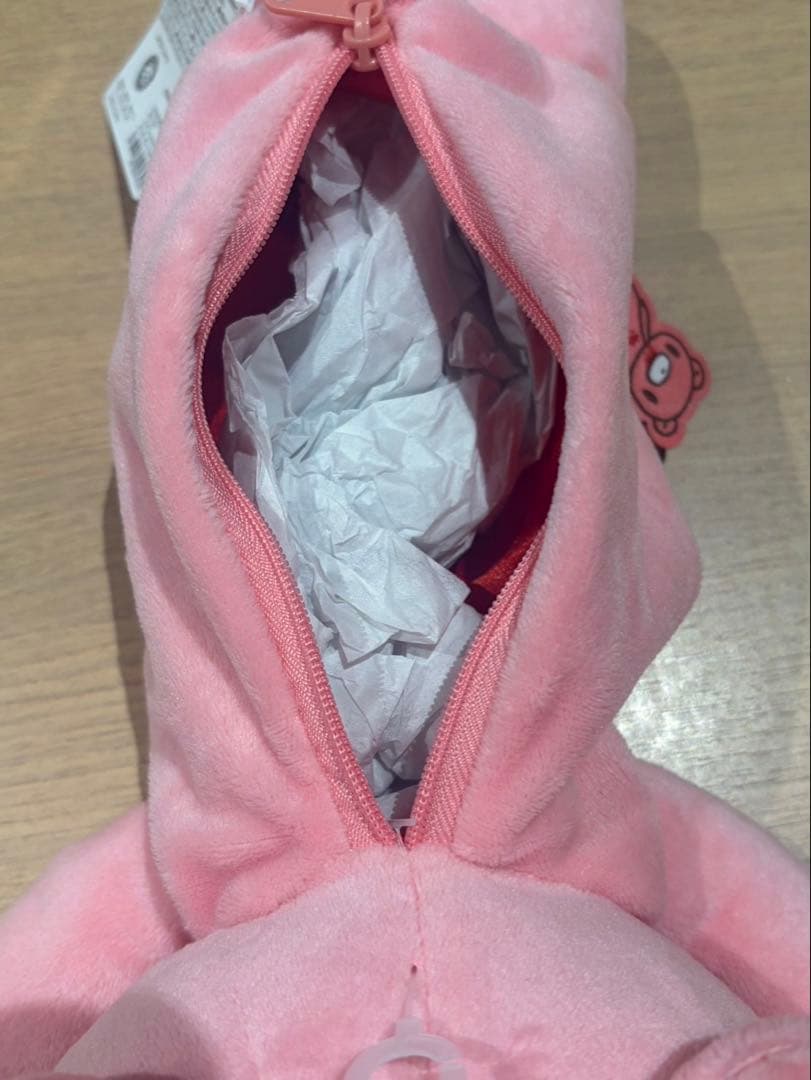 いたずらぐまのグルーミー はらばいぬいぐるみ　ペンケース 筆箱 平成レトロ レア