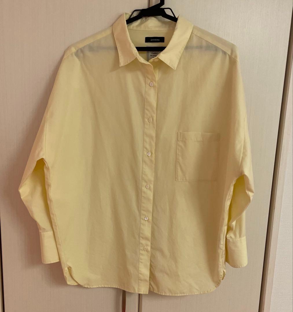 アニュアンス　スタンダードシャツ　イエロー