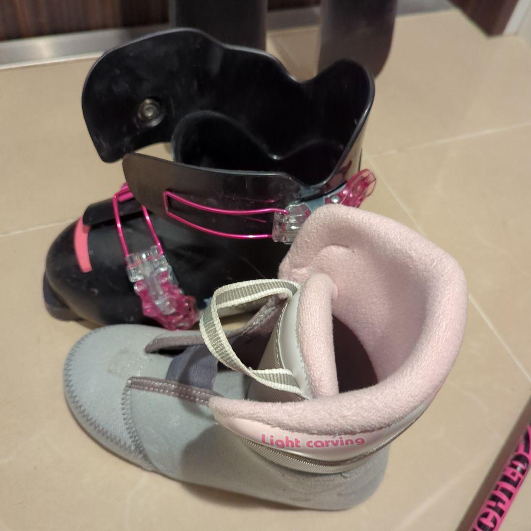 K2 スキー板112cm　ブーツ21cm　ポール80cm