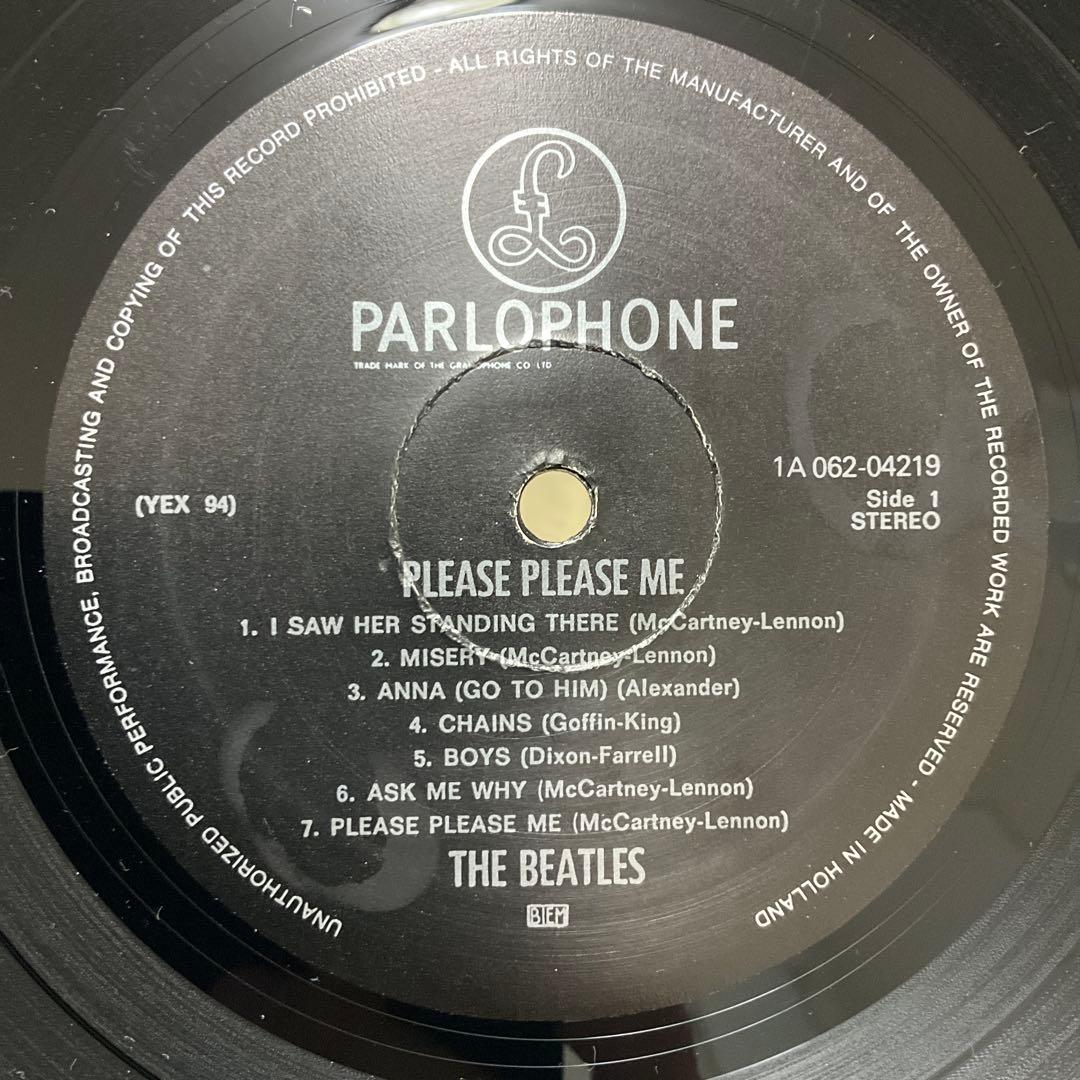 ビートルズ PLEASE PLEASE ME オランダ盤レコード