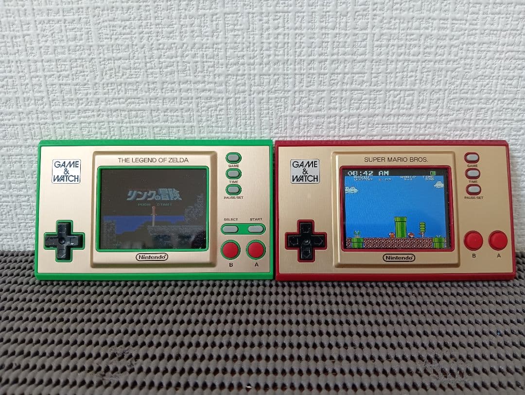 ゲーム＆ウォッチ　ゼルダの伝説　マリオブラザーズ　セット