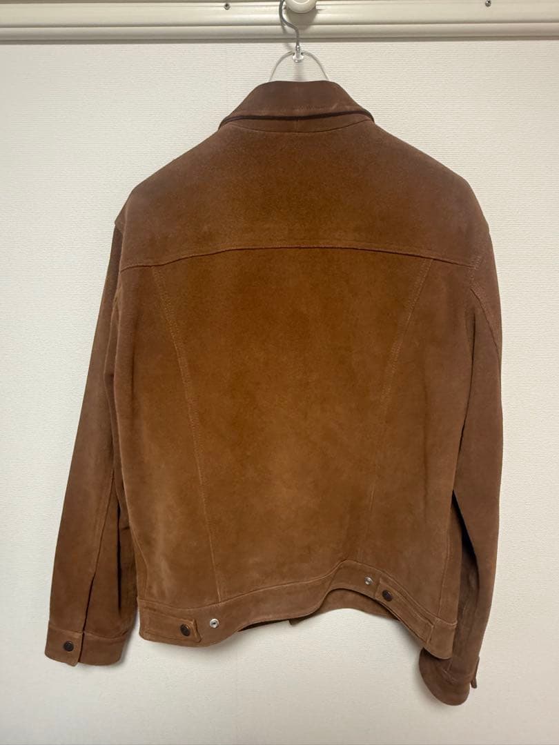 Levi's スエード ブラウンデニムジャケット