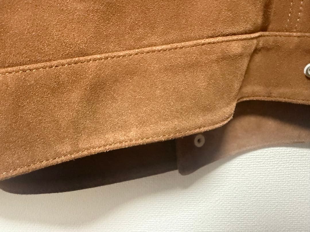 Levi's スエード ブラウンデニムジャケット