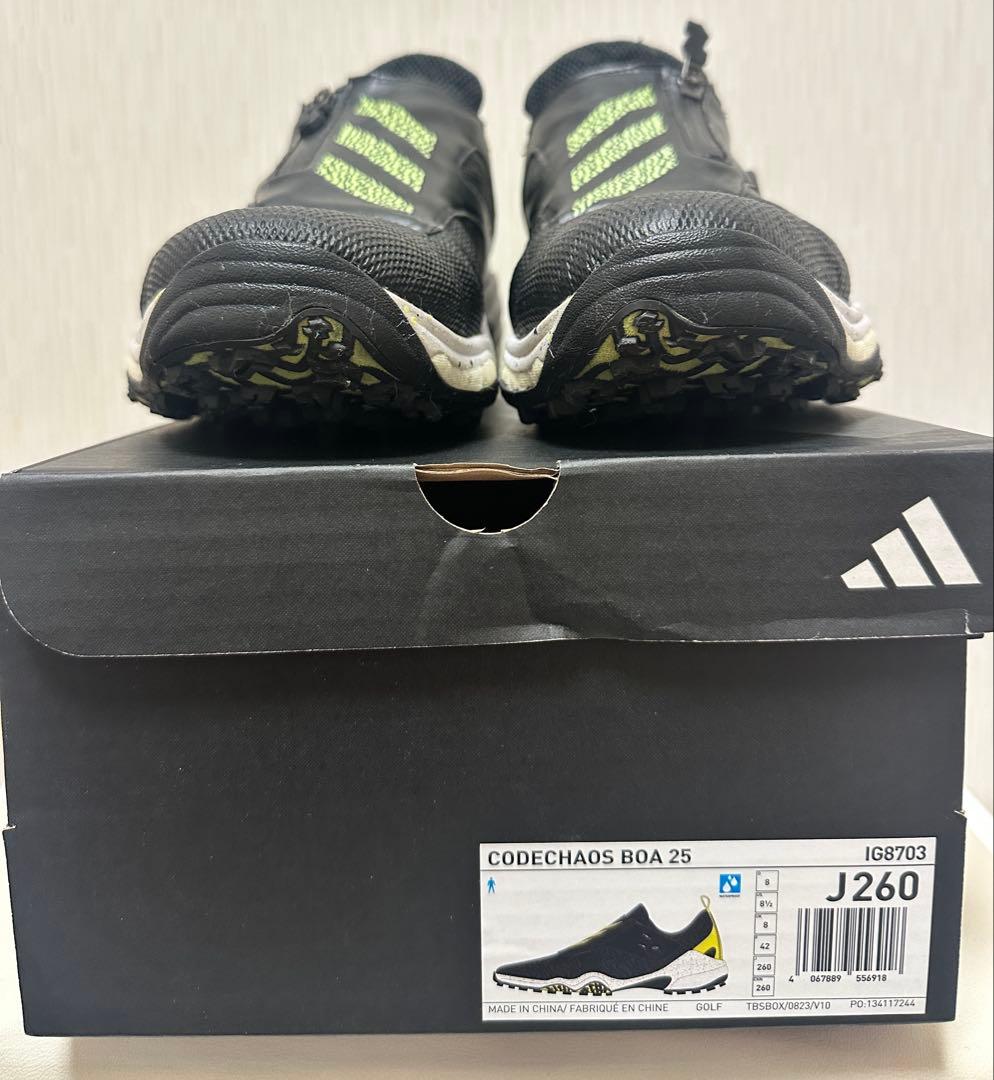 【26cm】アディダス コードカオス25 BOA 黒
