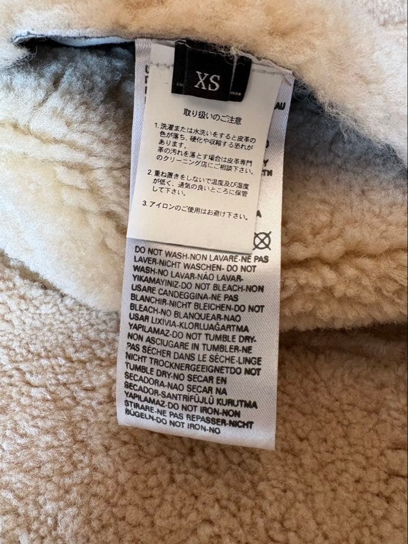 ディーゼル ムートンレザージャケット B-3タイプ XS DIESEL