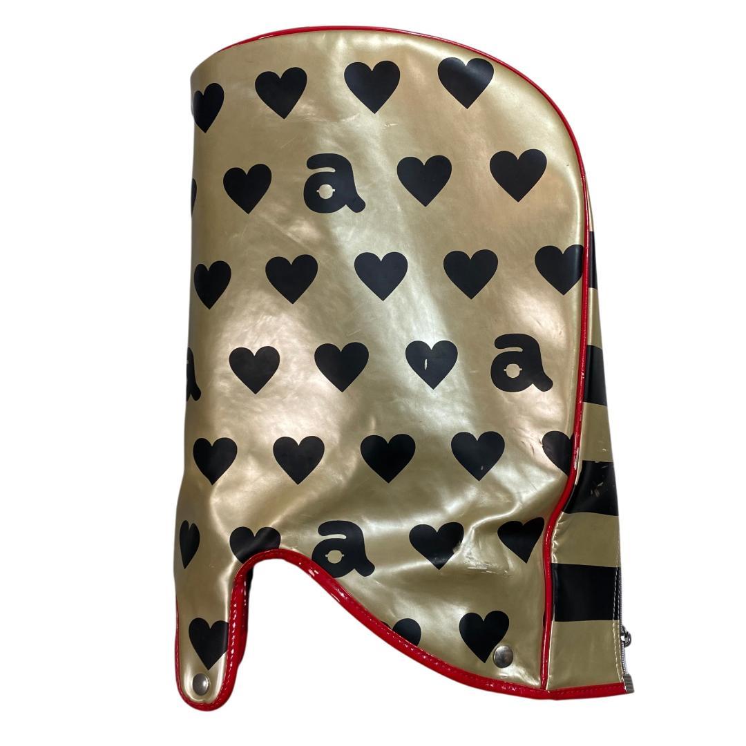 ARCHIVIO アルチビオ フード付き キャディバッグ ゴールド 総柄 ゴルフ