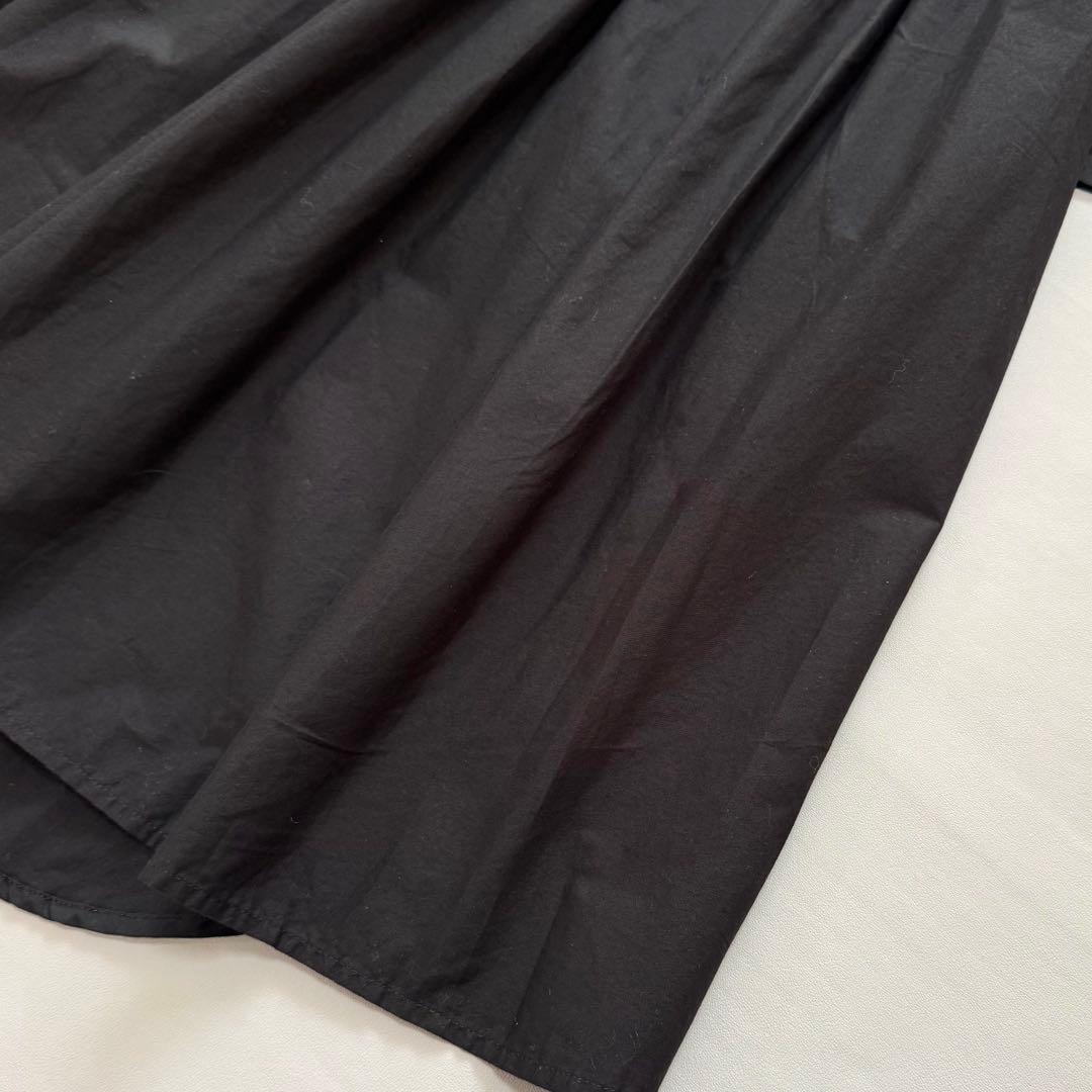 mizuiro ind ピンタックエンブロイダリーシャツワンピース